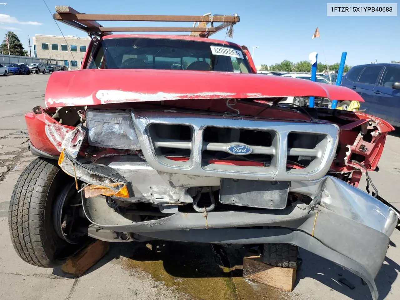 2000 Ford Ranger Super Cab VIN: 1FTZR15X1YPB40683 Lot: 62088064