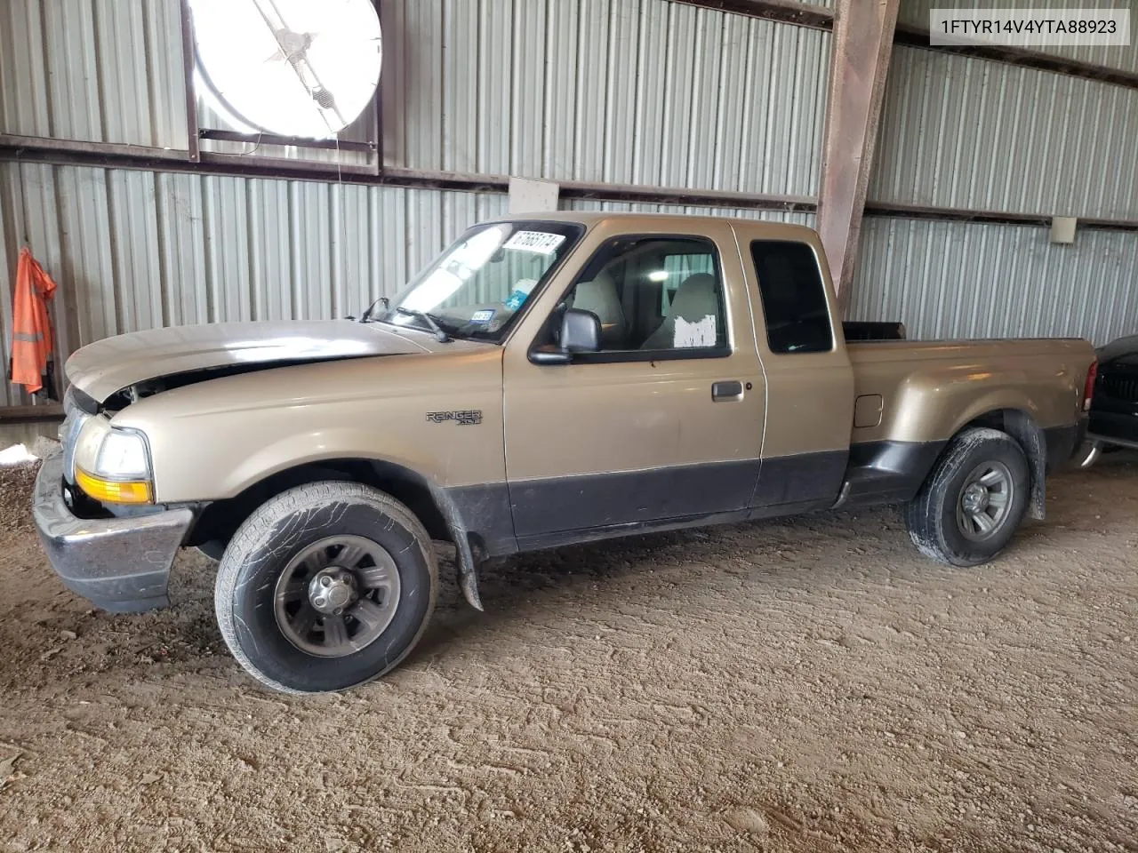 2000 Ford Ranger Super Cab VIN: 1FTYR14V4YTA88923 Lot: 67665174