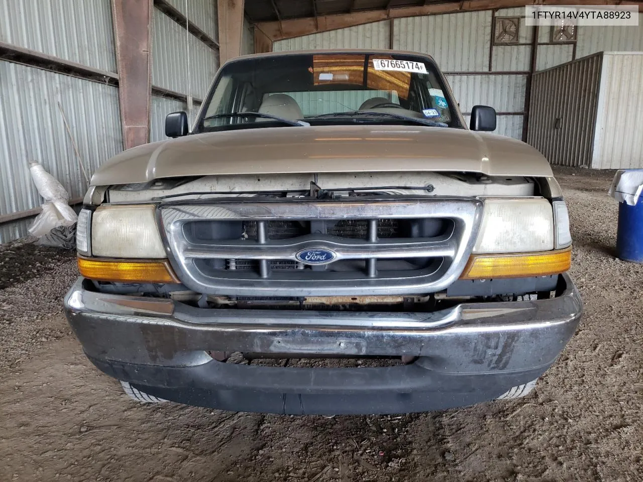 2000 Ford Ranger Super Cab VIN: 1FTYR14V4YTA88923 Lot: 67665174