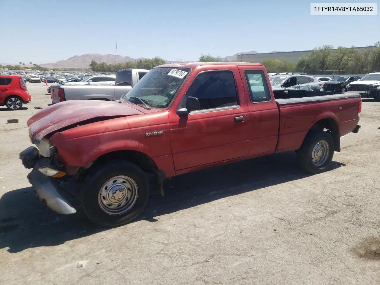 2000 Ford Ranger Super Cab VIN: 1FTYR14V8YTA65032 Lot: 67791394