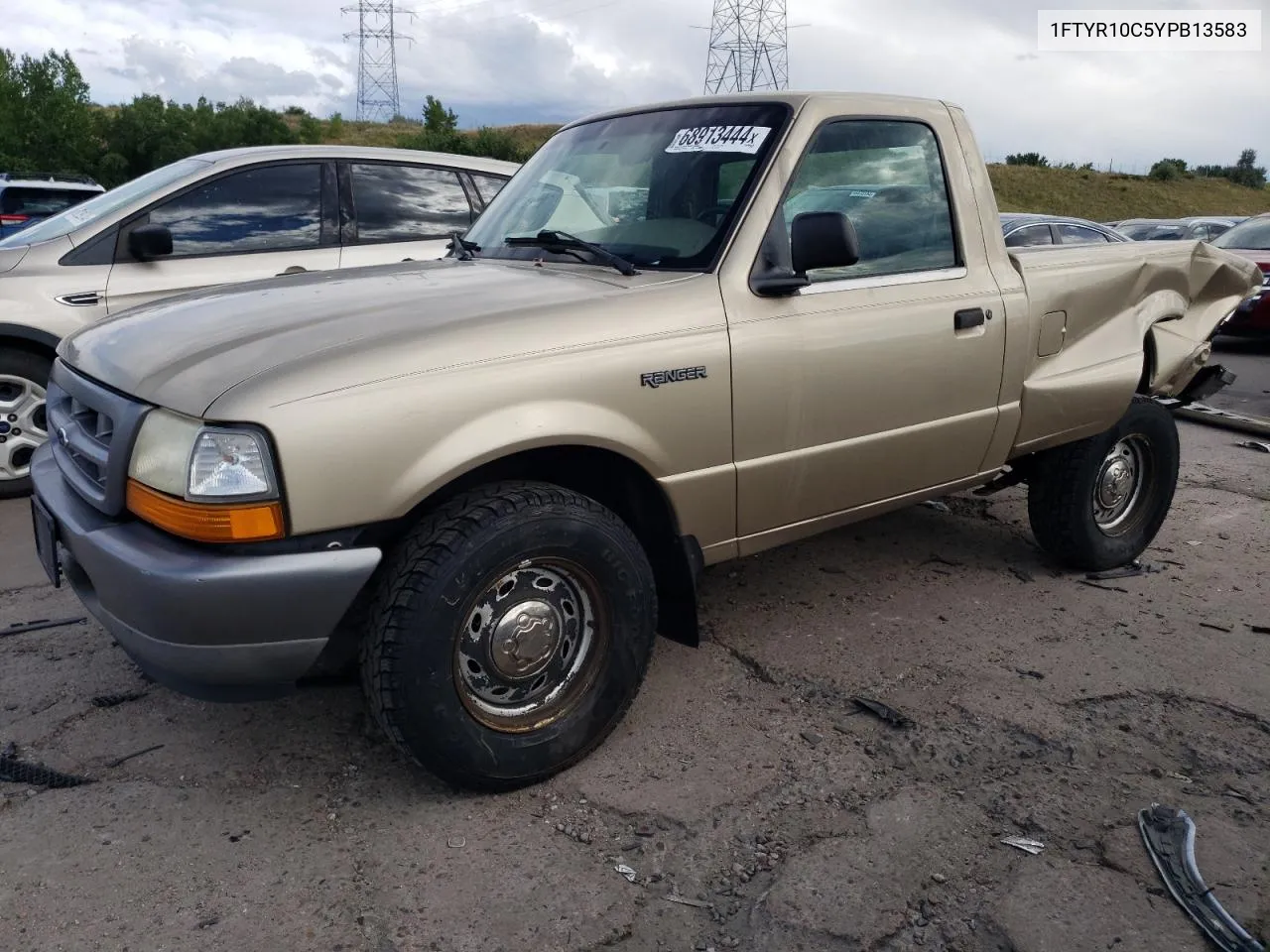 2000 Ford Ranger VIN: 1FTYR10C5YPB13583 Lot: 68913444