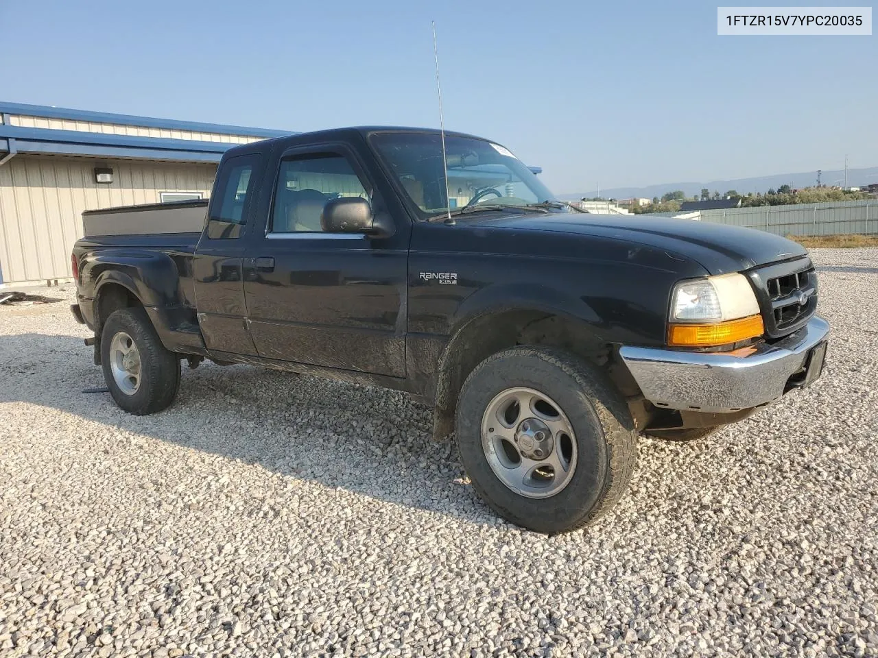 2000 Ford Ranger Super Cab VIN: 1FTZR15V7YPC20035 Lot: 69298114