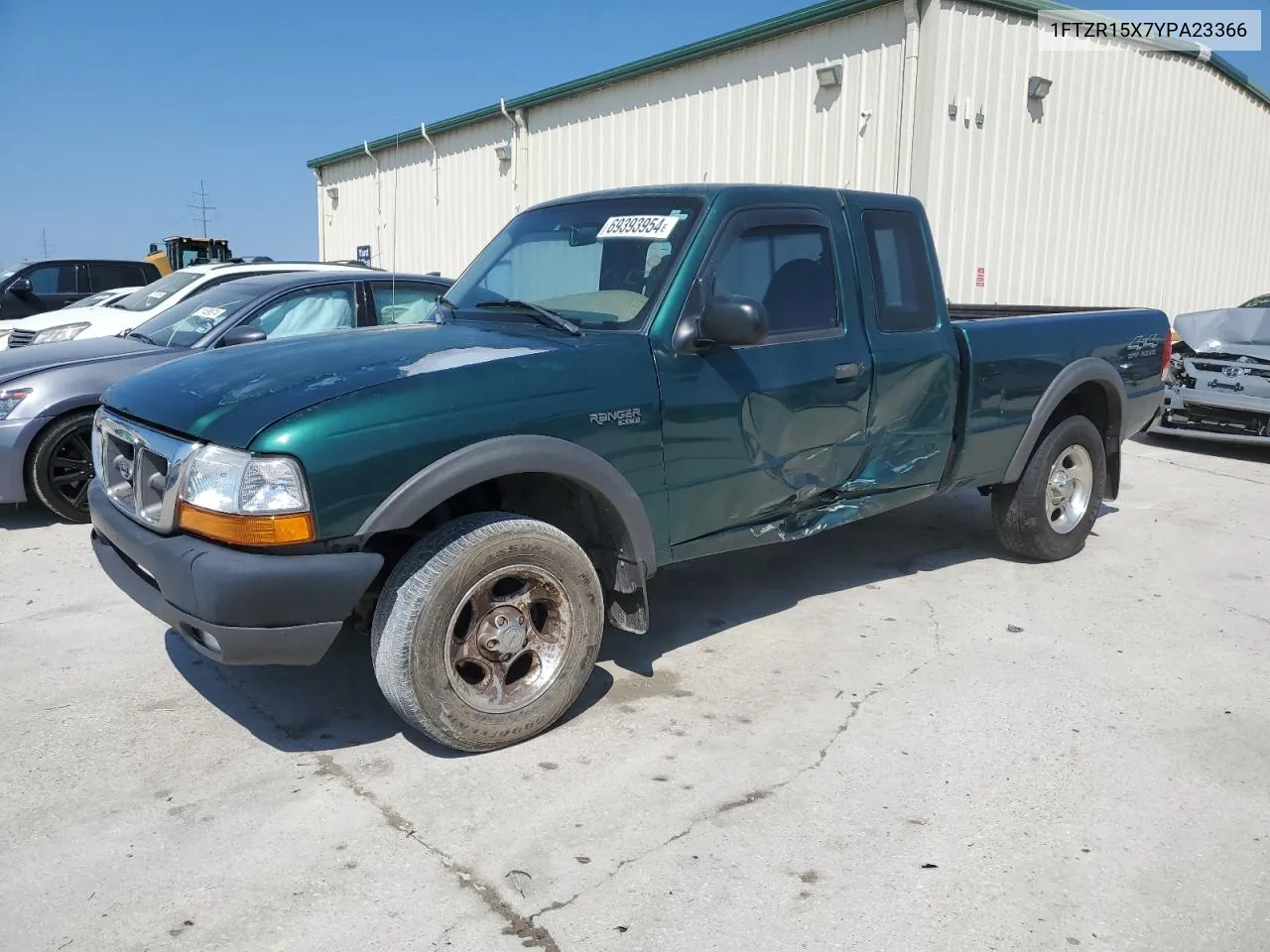 2000 Ford Ranger Super Cab VIN: 1FTZR15X7YPA23366 Lot: 69393954