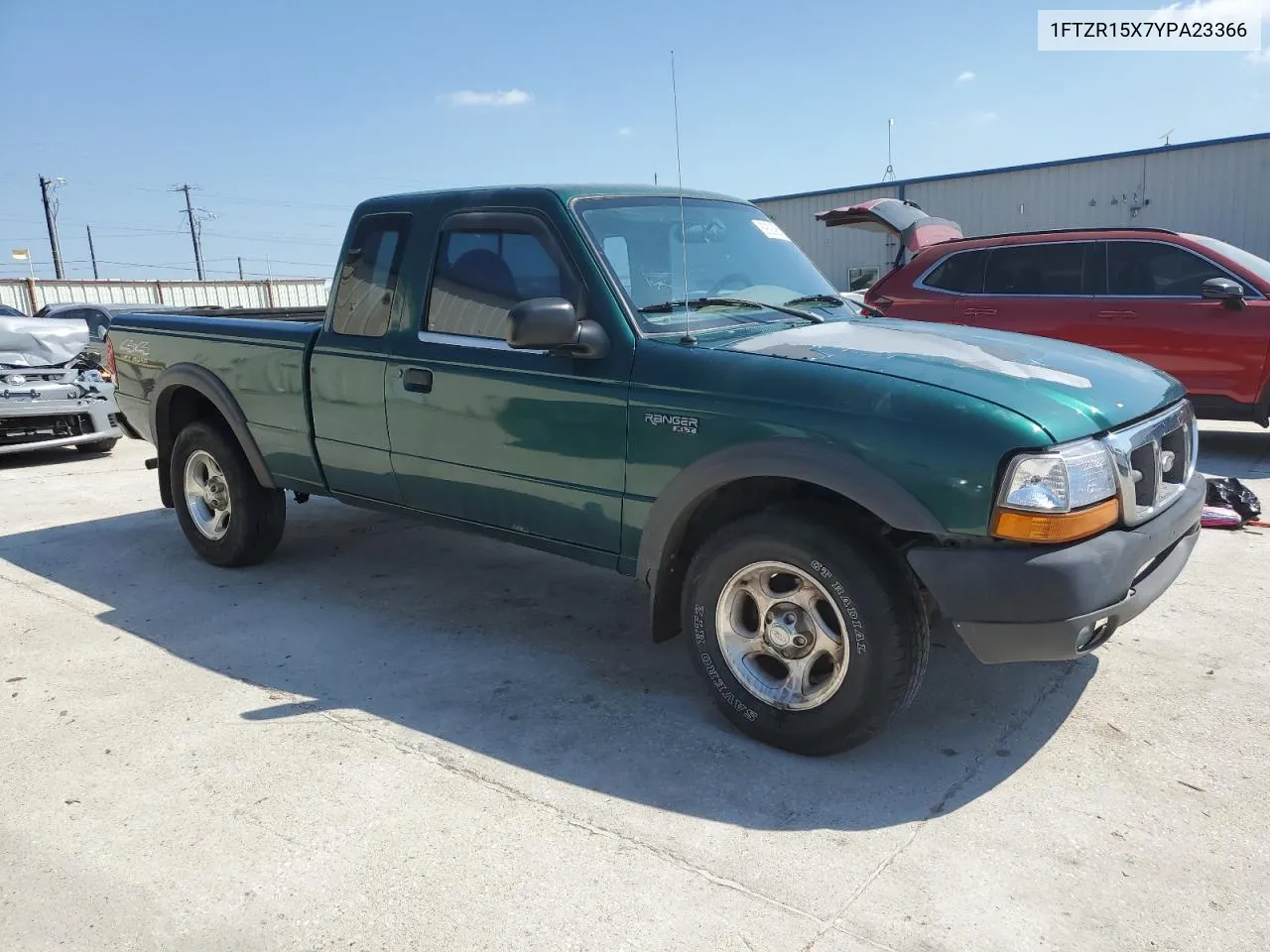 2000 Ford Ranger Super Cab VIN: 1FTZR15X7YPA23366 Lot: 69393954