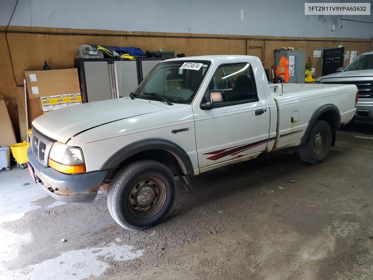 2000 Ford Ranger VIN: 1FTZR11V9YPA63632 Lot: 69724674