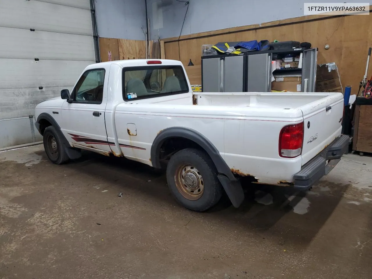 2000 Ford Ranger VIN: 1FTZR11V9YPA63632 Lot: 69724674