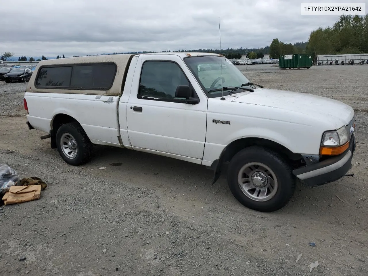 2000 Ford Ranger VIN: 1FTYR10X2YPA21642 Lot: 70049514