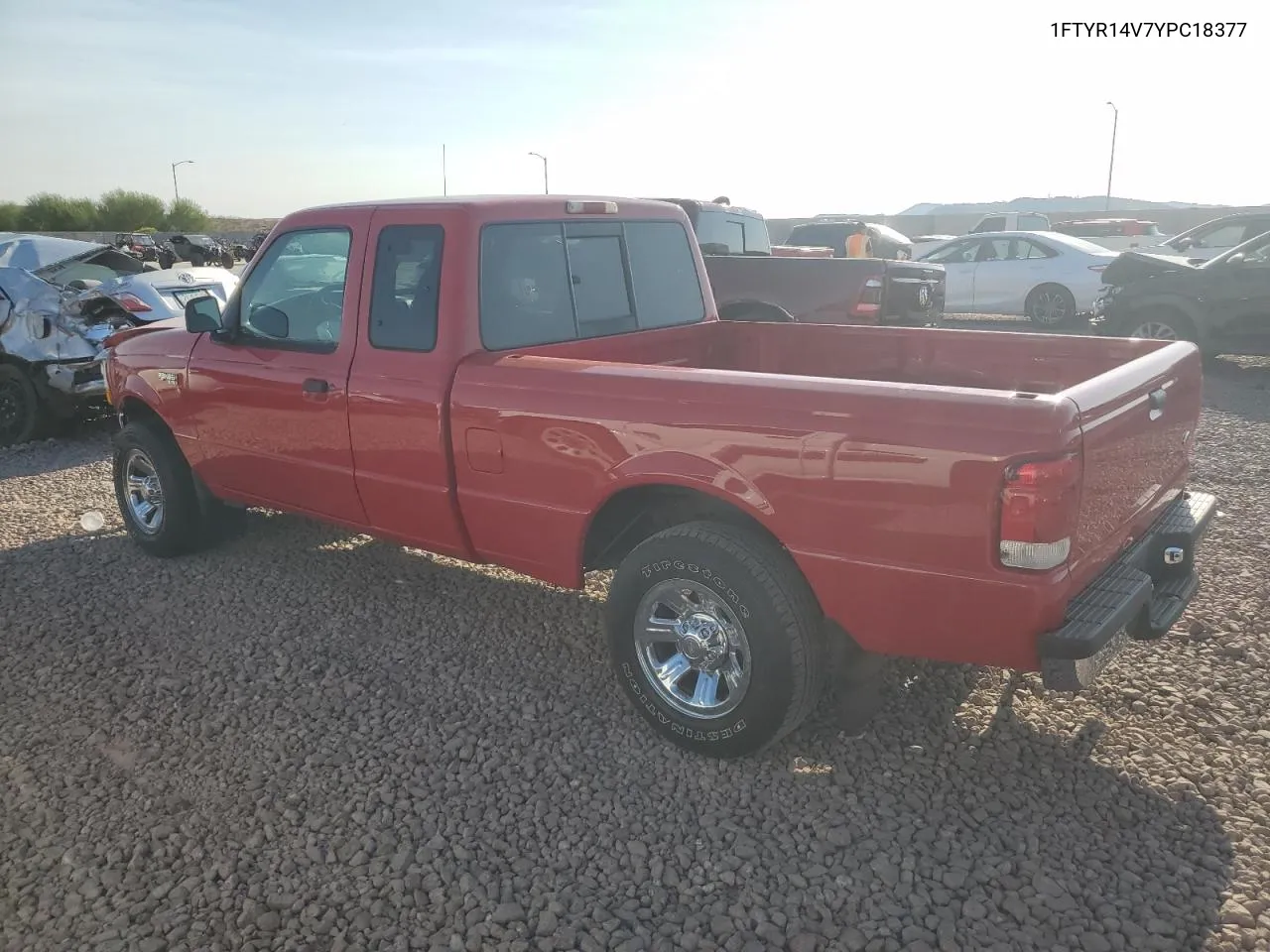 2000 Ford Ranger Super Cab VIN: 1FTYR14V7YPC18377 Lot: 70619504