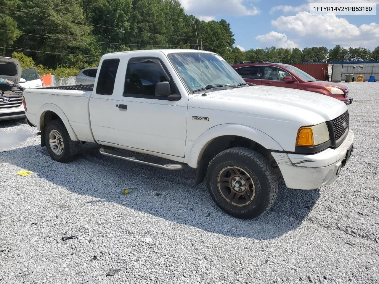 2000 Ford Ranger Super Cab VIN: 1FTYR14V2YPB53180 Lot: 70633924