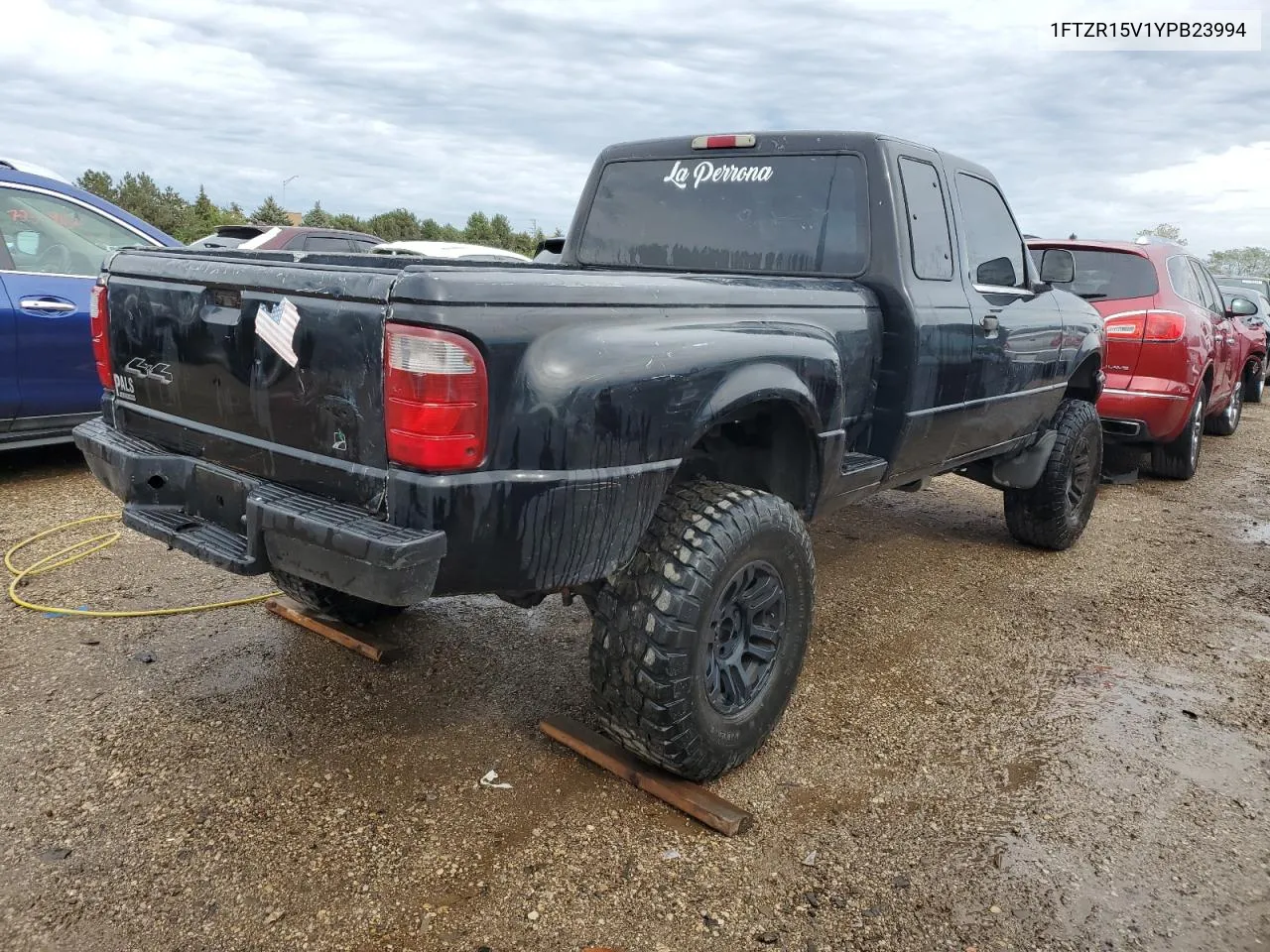 2000 Ford Ranger Super Cab VIN: 1FTZR15V1YPB23994 Lot: 72012404