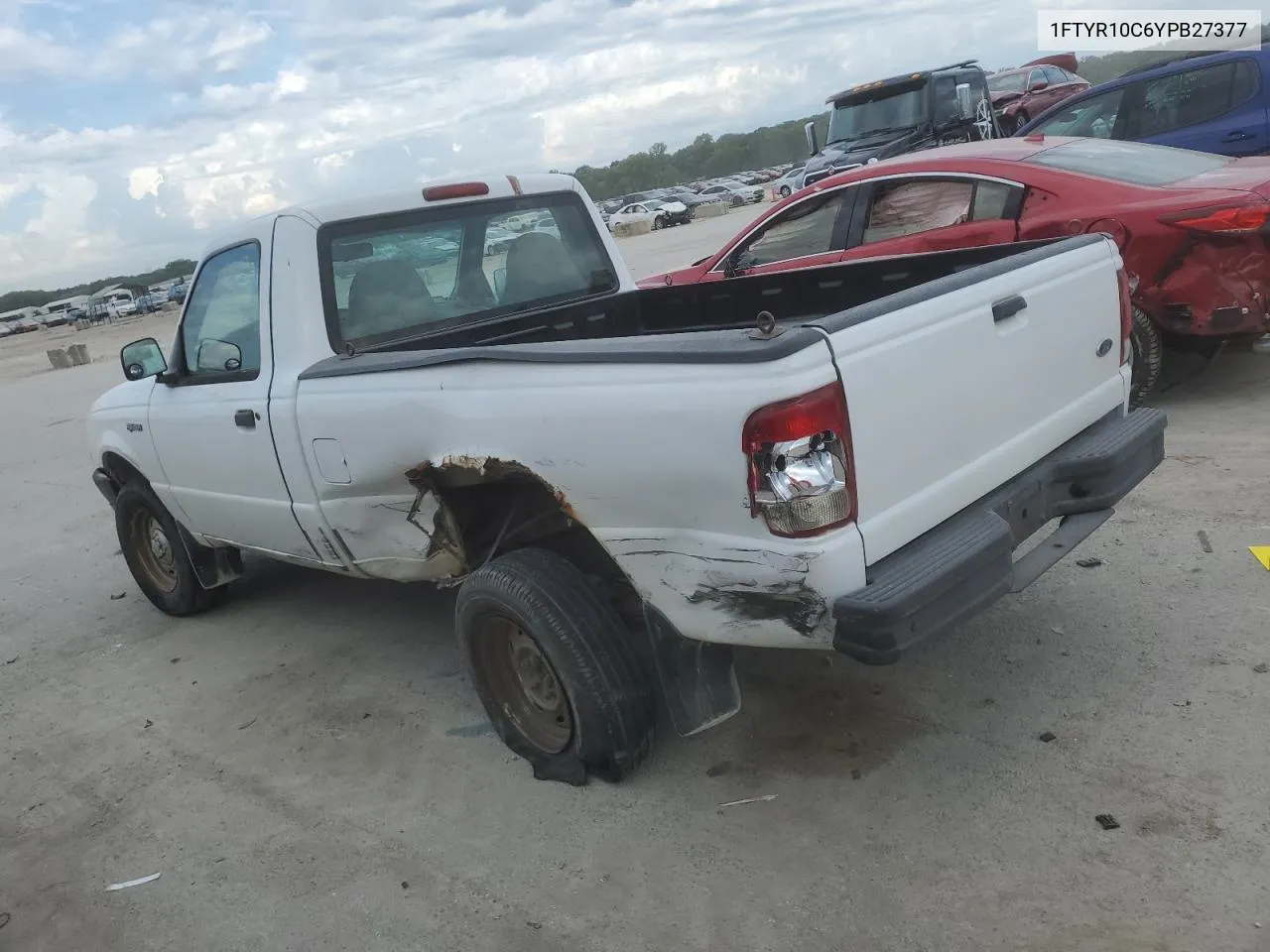 2000 Ford Ranger VIN: 1FTYR10C6YPB27377 Lot: 72217554