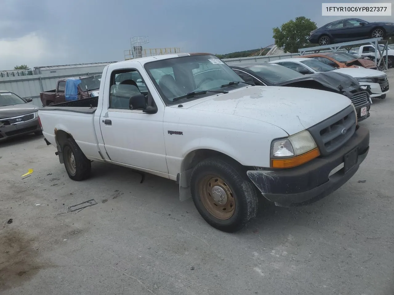 2000 Ford Ranger VIN: 1FTYR10C6YPB27377 Lot: 72217554