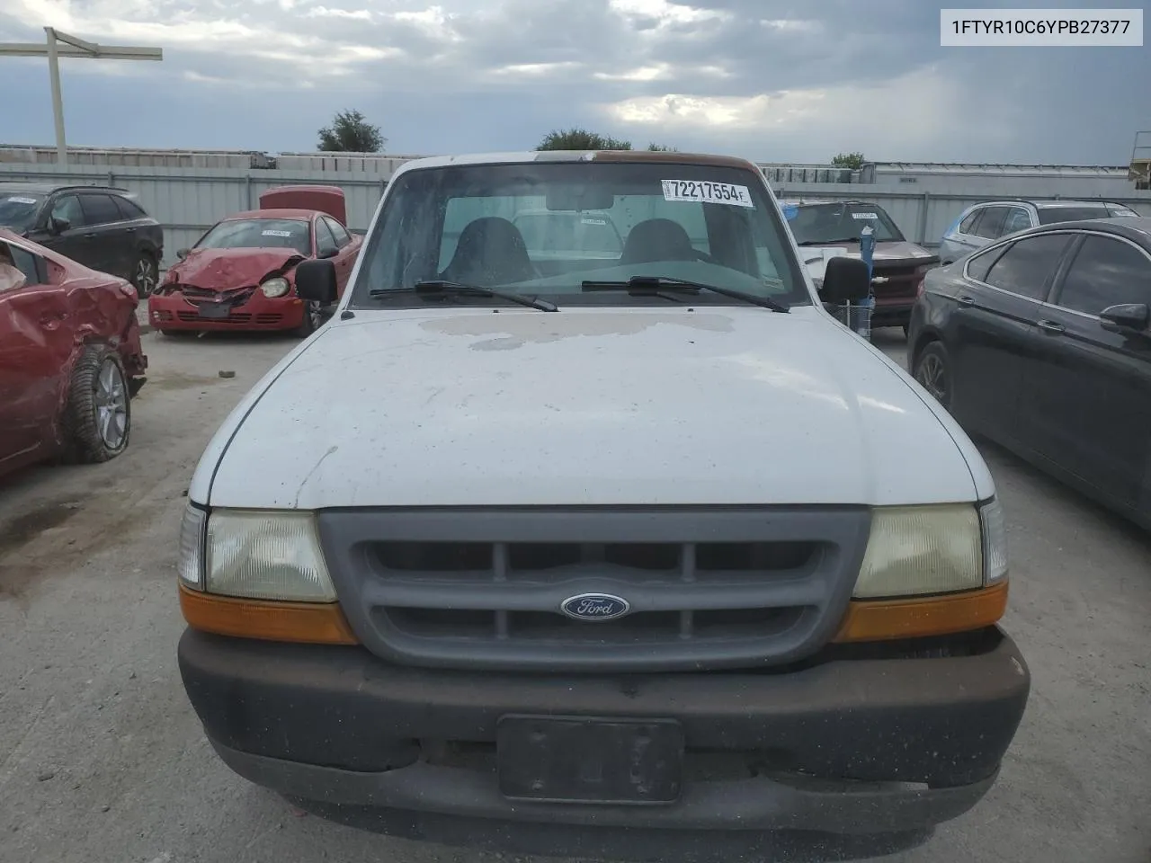 2000 Ford Ranger VIN: 1FTYR10C6YPB27377 Lot: 72217554