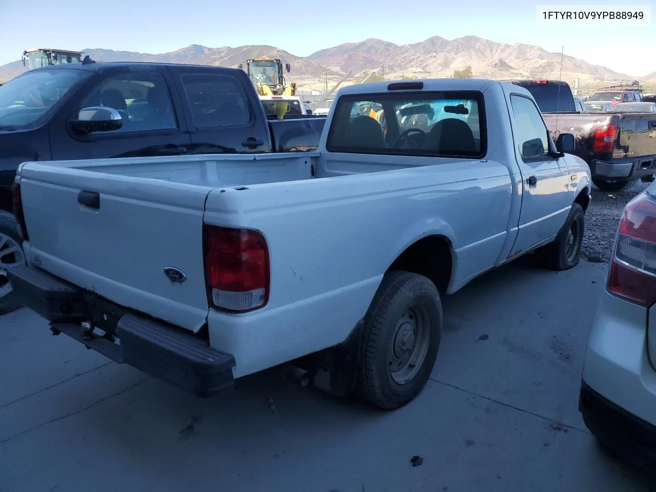 2000 Ford Ranger VIN: 1FTYR10V9YPB88949 Lot: 72657874