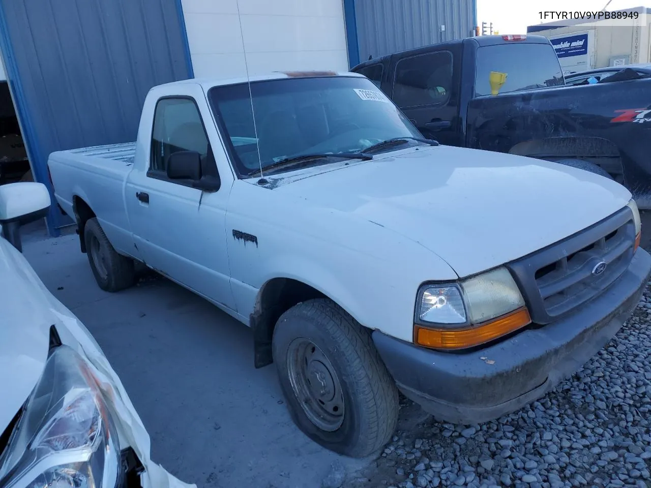 2000 Ford Ranger VIN: 1FTYR10V9YPB88949 Lot: 72657874