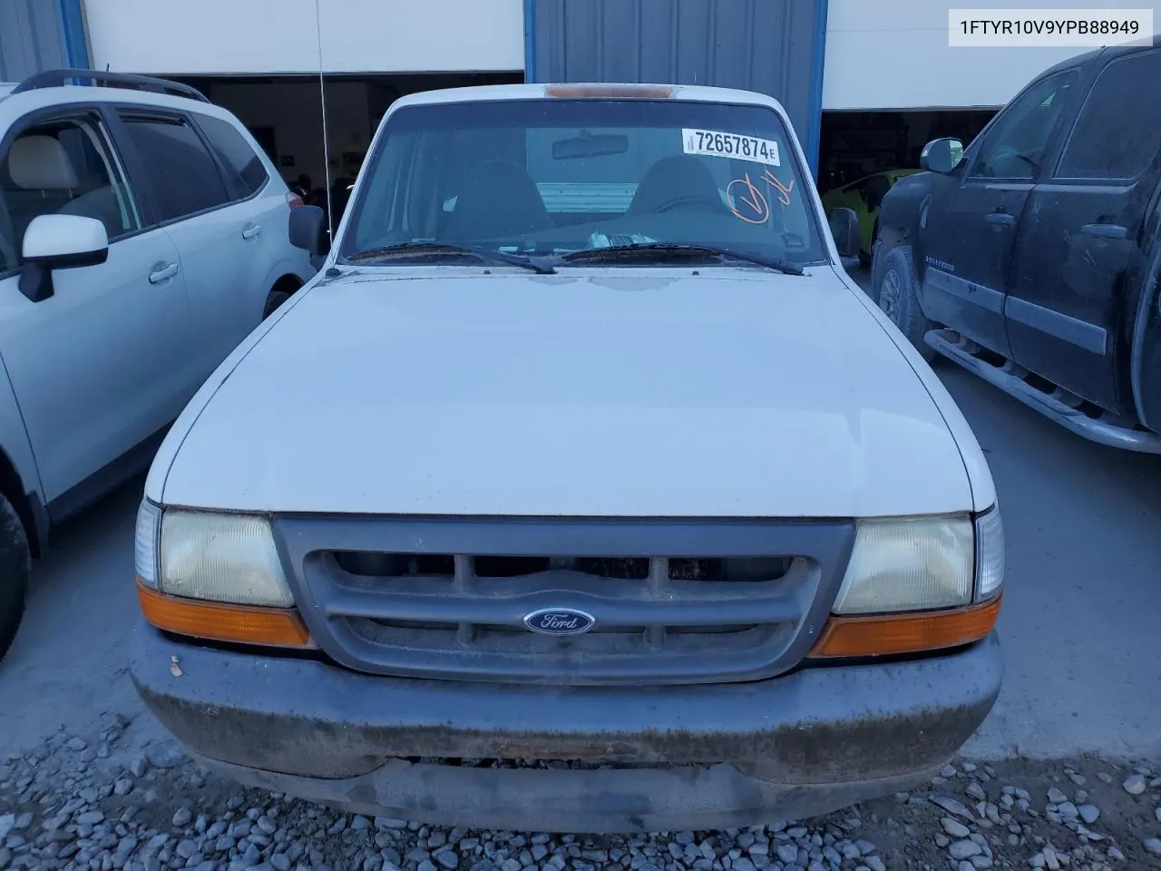 2000 Ford Ranger VIN: 1FTYR10V9YPB88949 Lot: 72657874