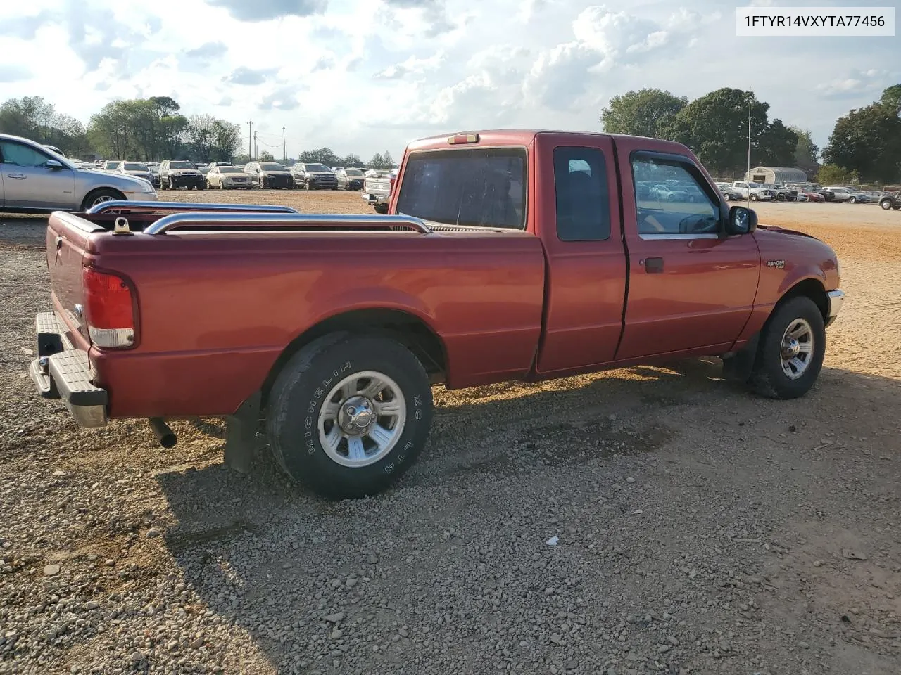 2000 Ford Ranger Super Cab VIN: 1FTYR14VXYTA77456 Lot: 72766814