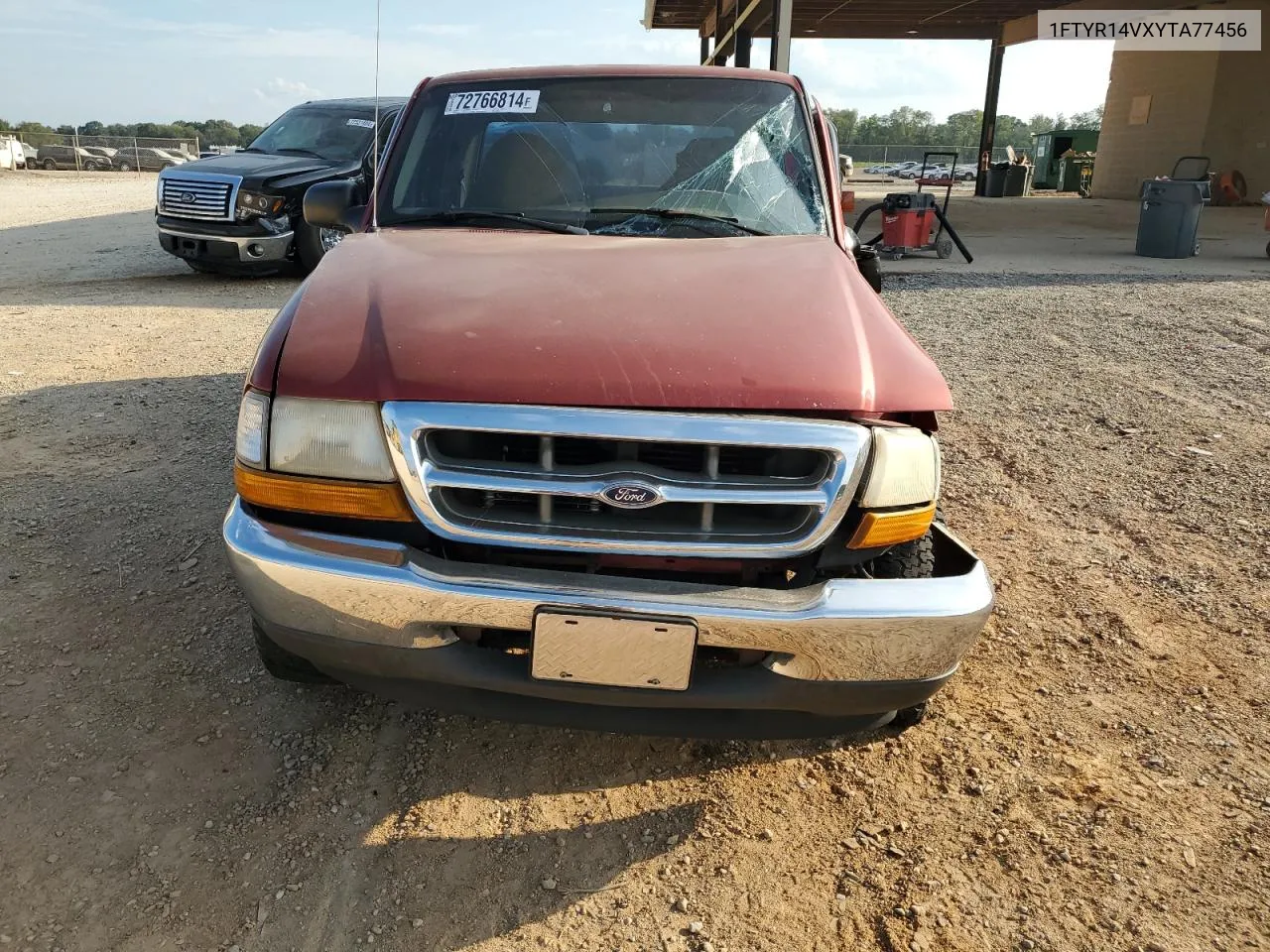 2000 Ford Ranger Super Cab VIN: 1FTYR14VXYTA77456 Lot: 72766814