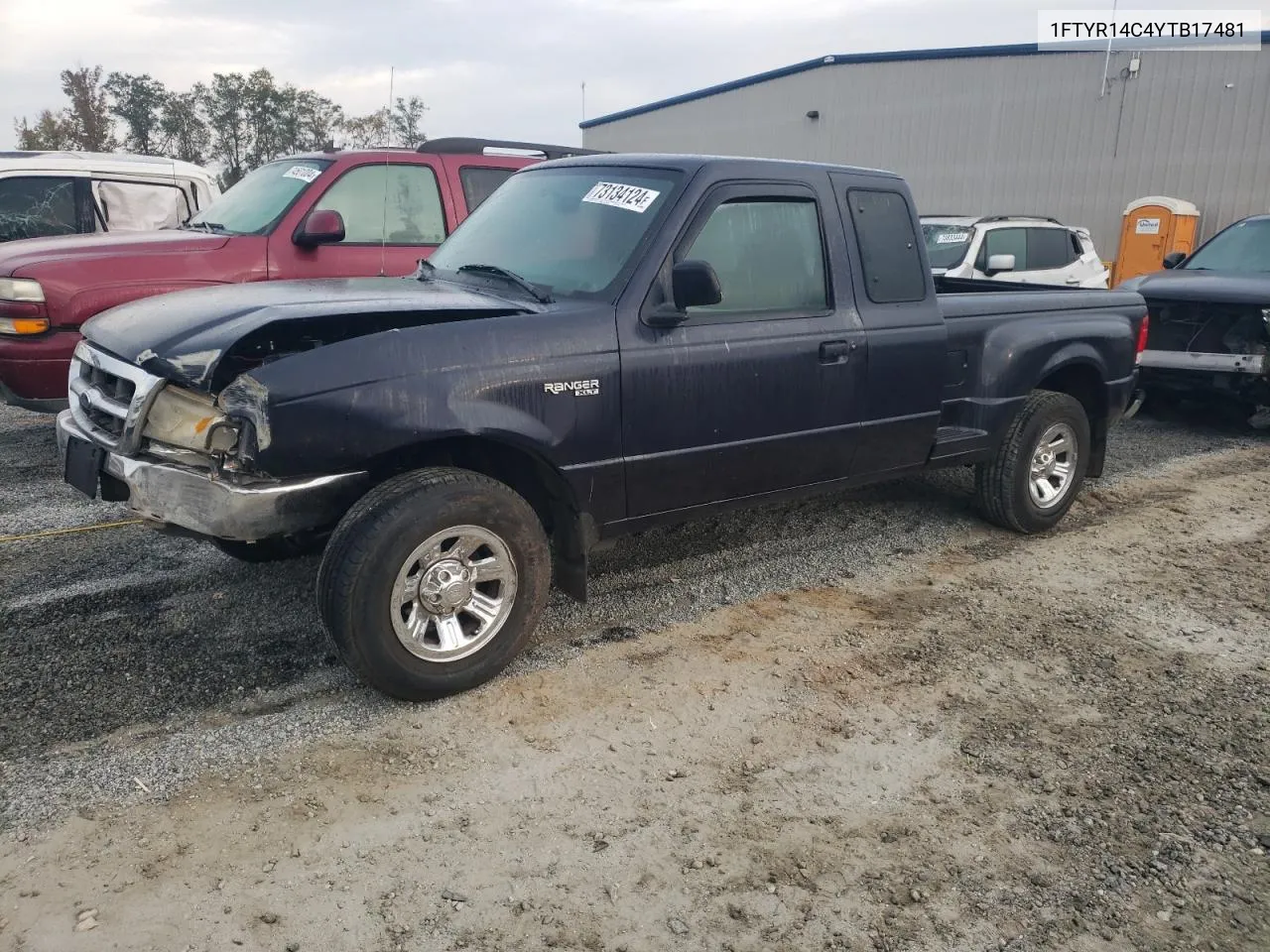 2000 Ford Ranger Super Cab VIN: 1FTYR14C4YTB17481 Lot: 73134124