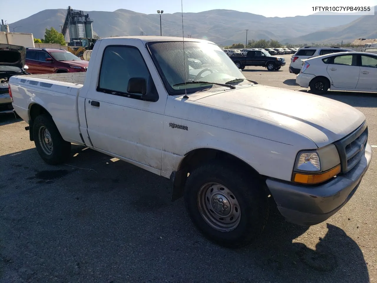 2000 Ford Ranger VIN: 1FTYR10C7YPB49355 Lot: 73428234