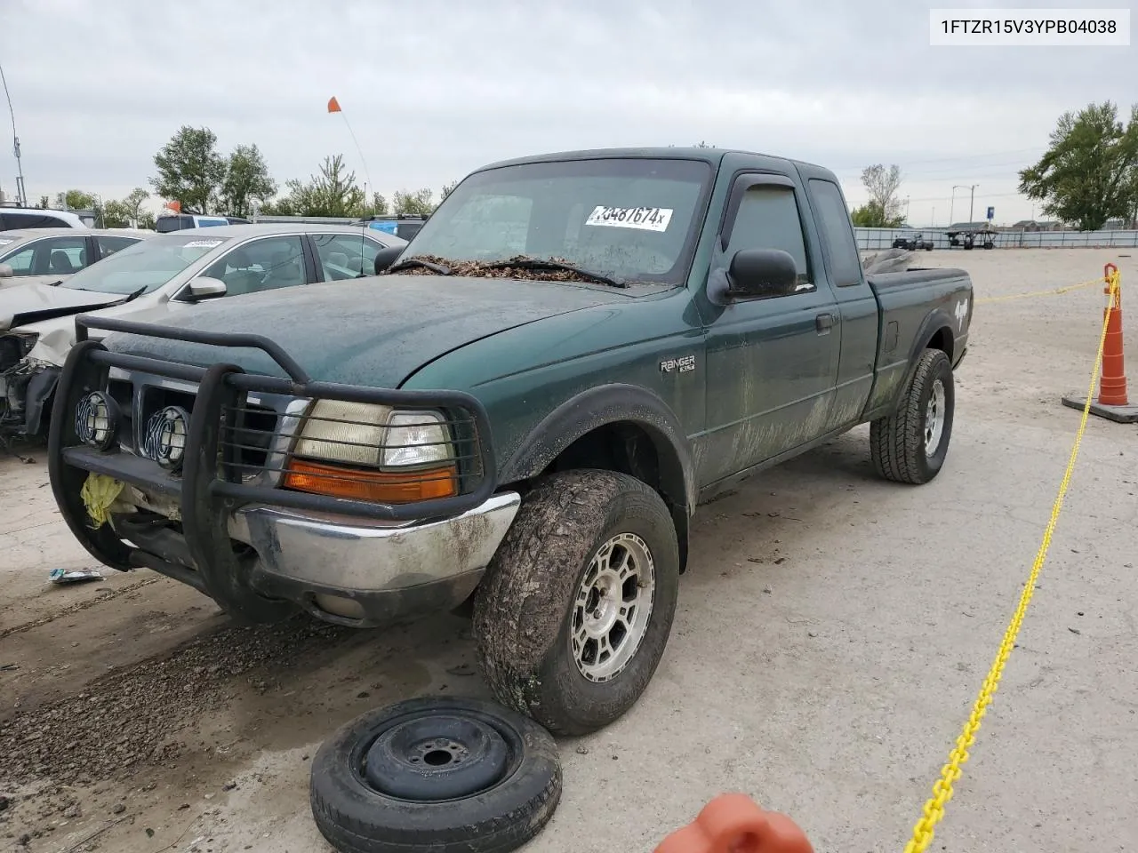 2000 Ford Ranger Super Cab VIN: 1FTZR15V3YPB04038 Lot: 73487674