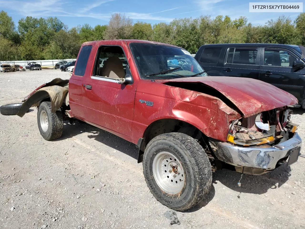 2000 Ford Ranger Super Cab VIN: 1FTZR15X7YTB04469 Lot: 73766214