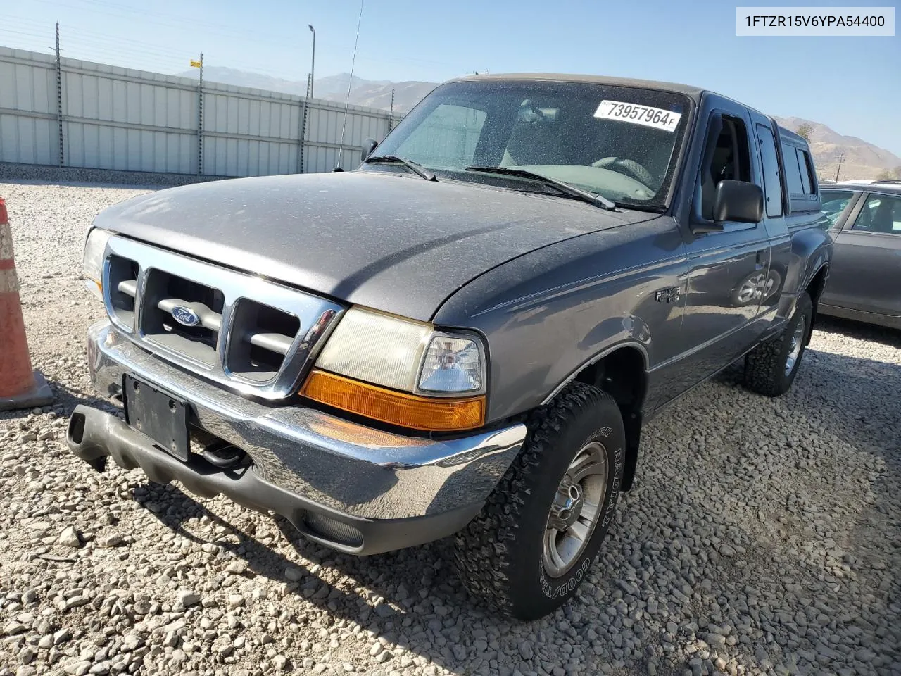 2000 Ford Ranger Super Cab VIN: 1FTZR15V6YPA54400 Lot: 73957964