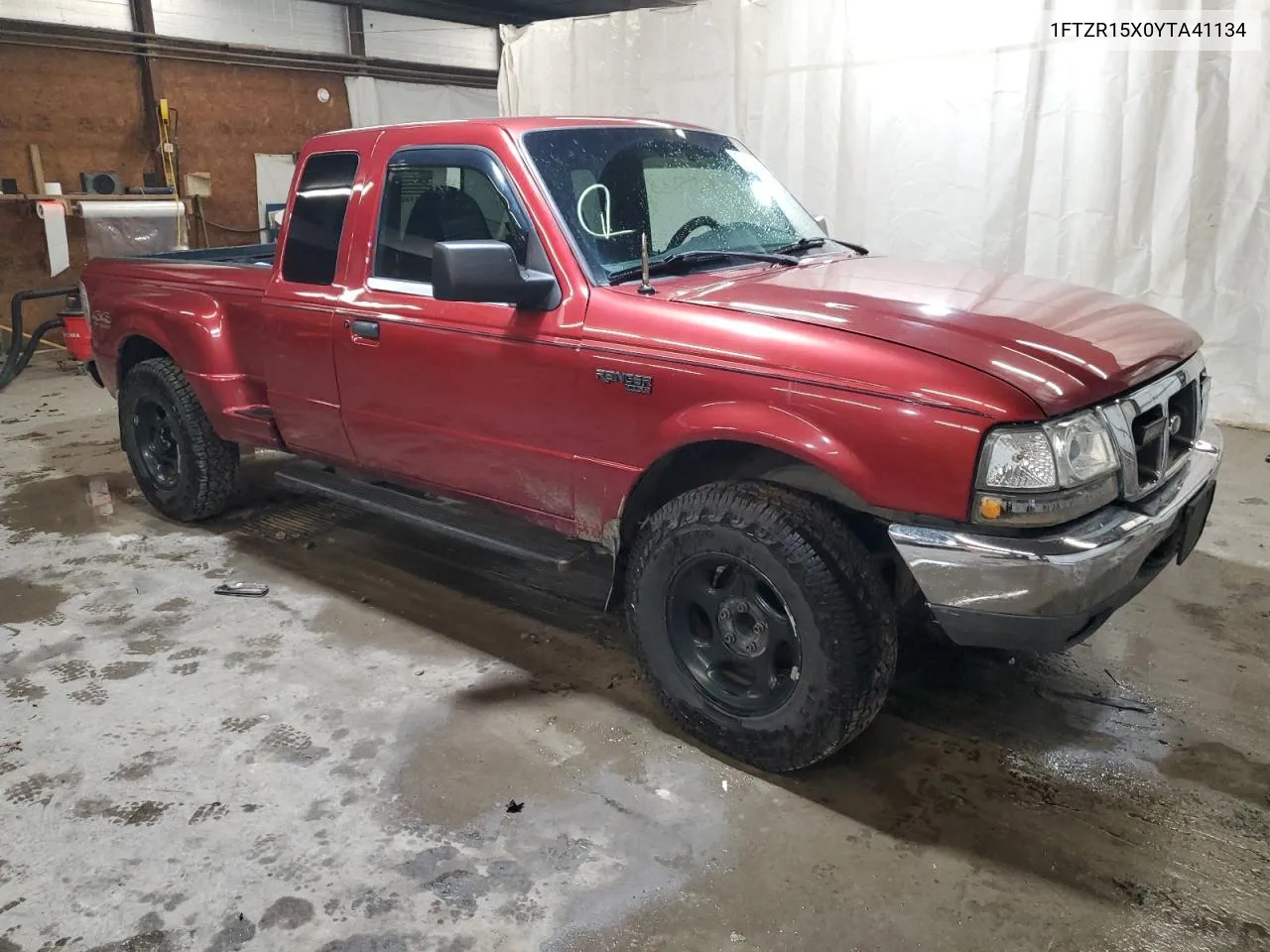 2000 Ford Ranger Super Cab VIN: 1FTZR15X0YTA41134 Lot: 74094124