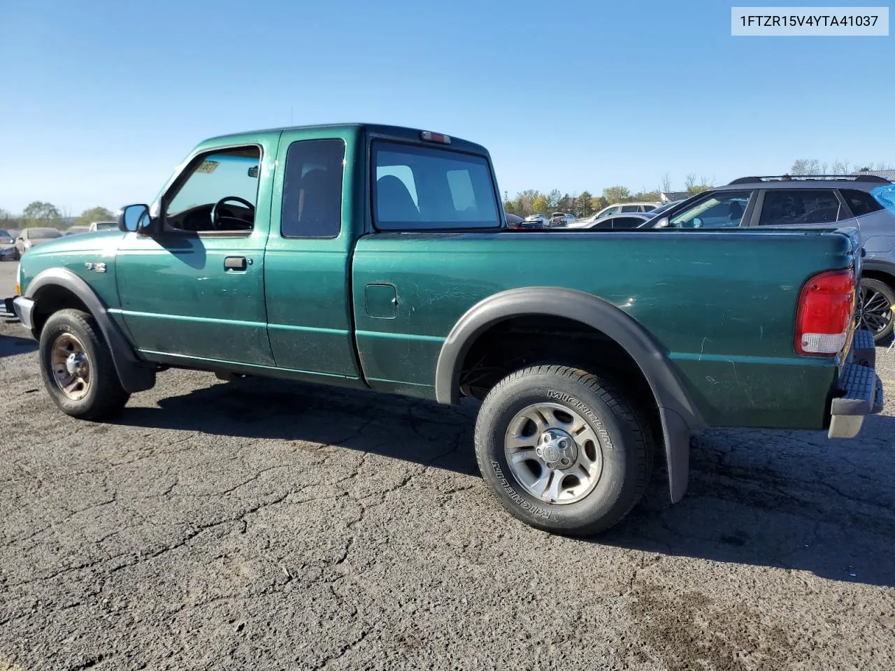 2000 Ford Ranger Super Cab VIN: 1FTZR15V4YTA41037 Lot: 75616544