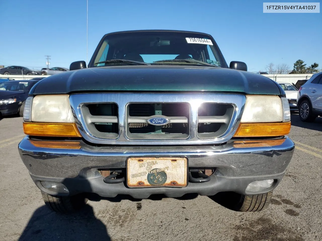 2000 Ford Ranger Super Cab VIN: 1FTZR15V4YTA41037 Lot: 75616544