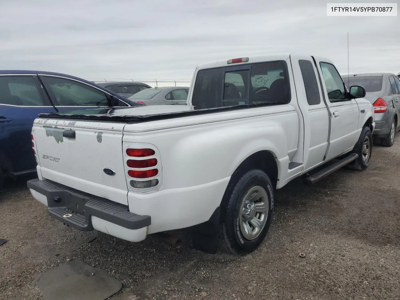 2000 Ford Ranger Super Cab VIN: 1FTYR14V5YPB70877 Lot: 75897634