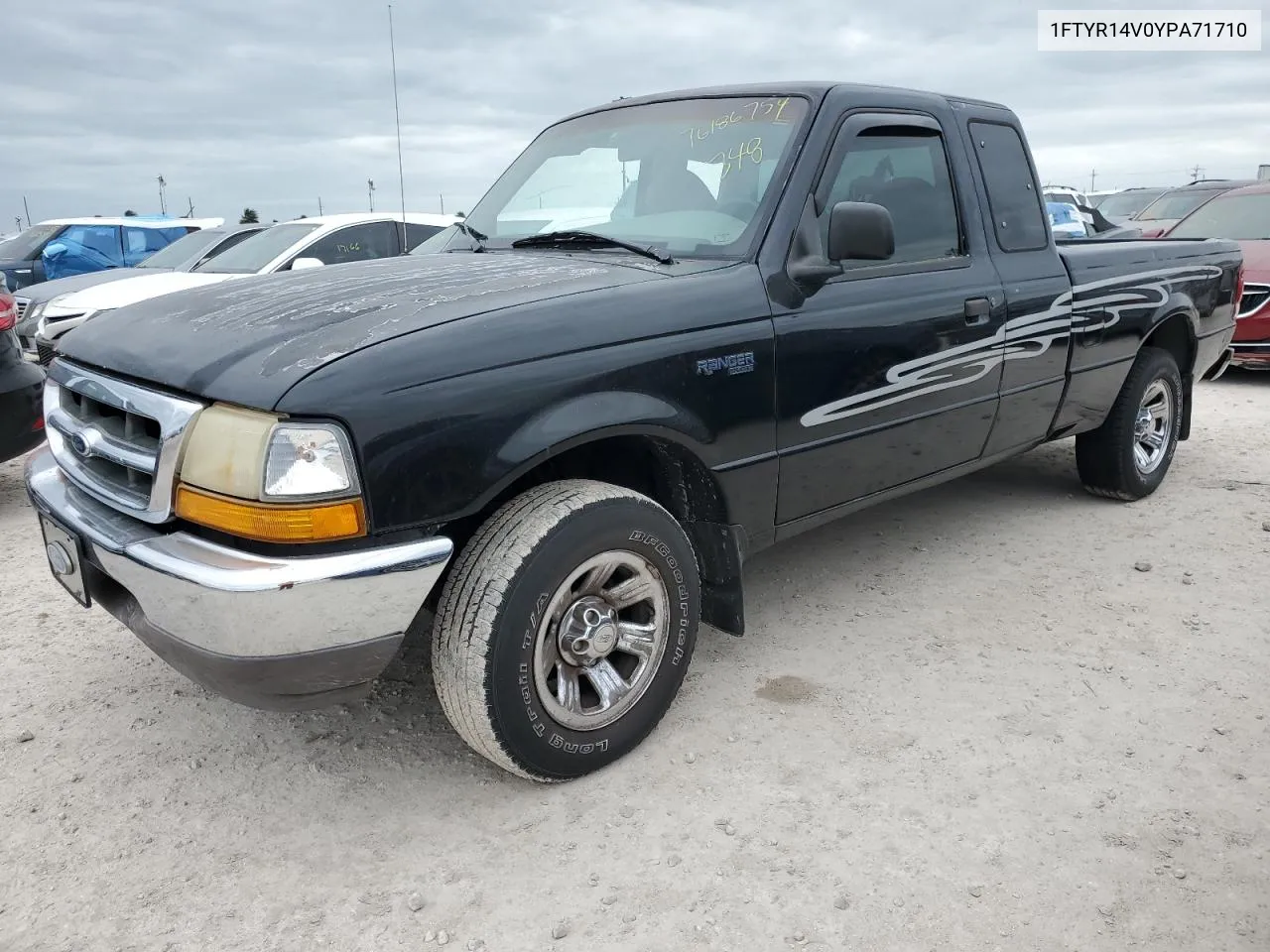 2000 Ford Ranger Super Cab VIN: 1FTYR14V0YPA71710 Lot: 76186754