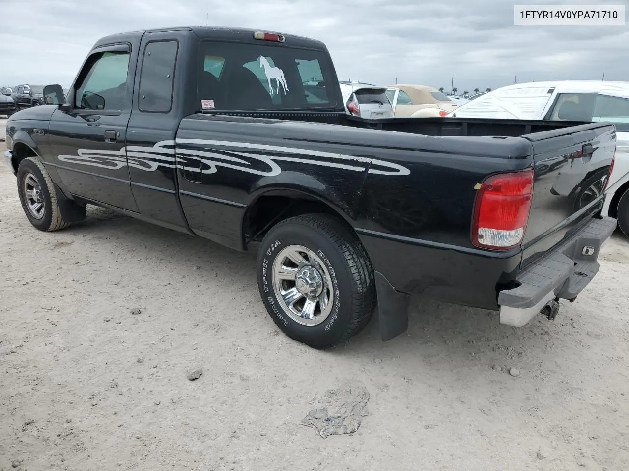 2000 Ford Ranger Super Cab VIN: 1FTYR14V0YPA71710 Lot: 76186754