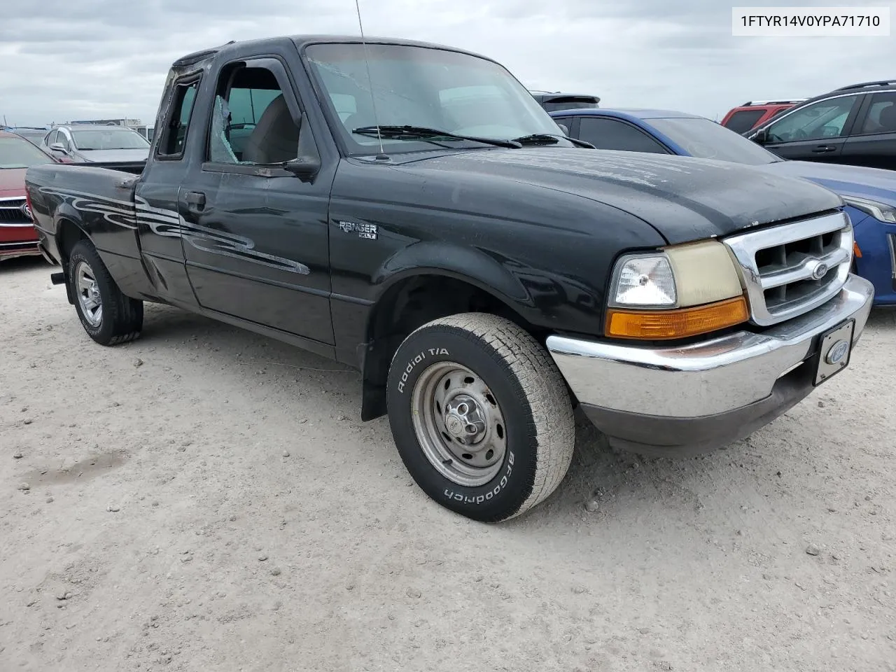 2000 Ford Ranger Super Cab VIN: 1FTYR14V0YPA71710 Lot: 76186754