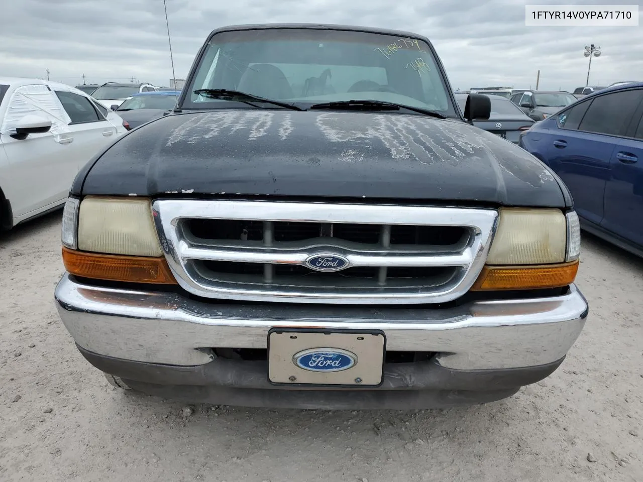 2000 Ford Ranger Super Cab VIN: 1FTYR14V0YPA71710 Lot: 76186754