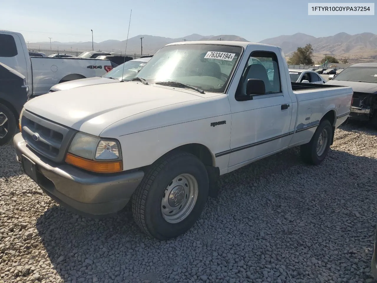 2000 Ford Ranger VIN: 1FTYR10C0YPA37254 Lot: 76334194