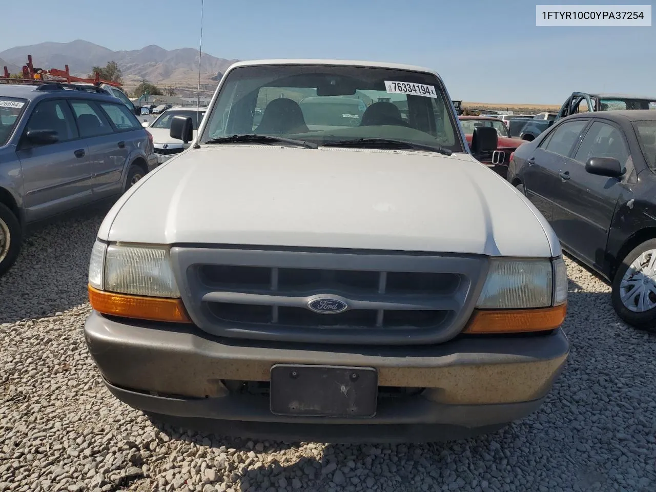 2000 Ford Ranger VIN: 1FTYR10C0YPA37254 Lot: 76334194