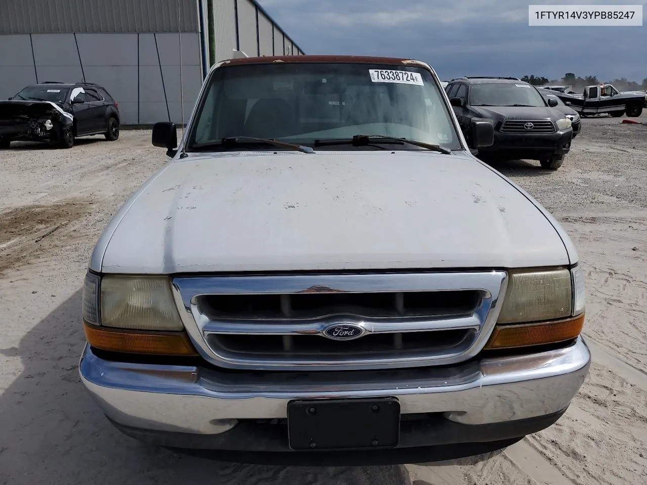 2000 Ford Ranger Super Cab VIN: 1FTYR14V3YPB85247 Lot: 76338724