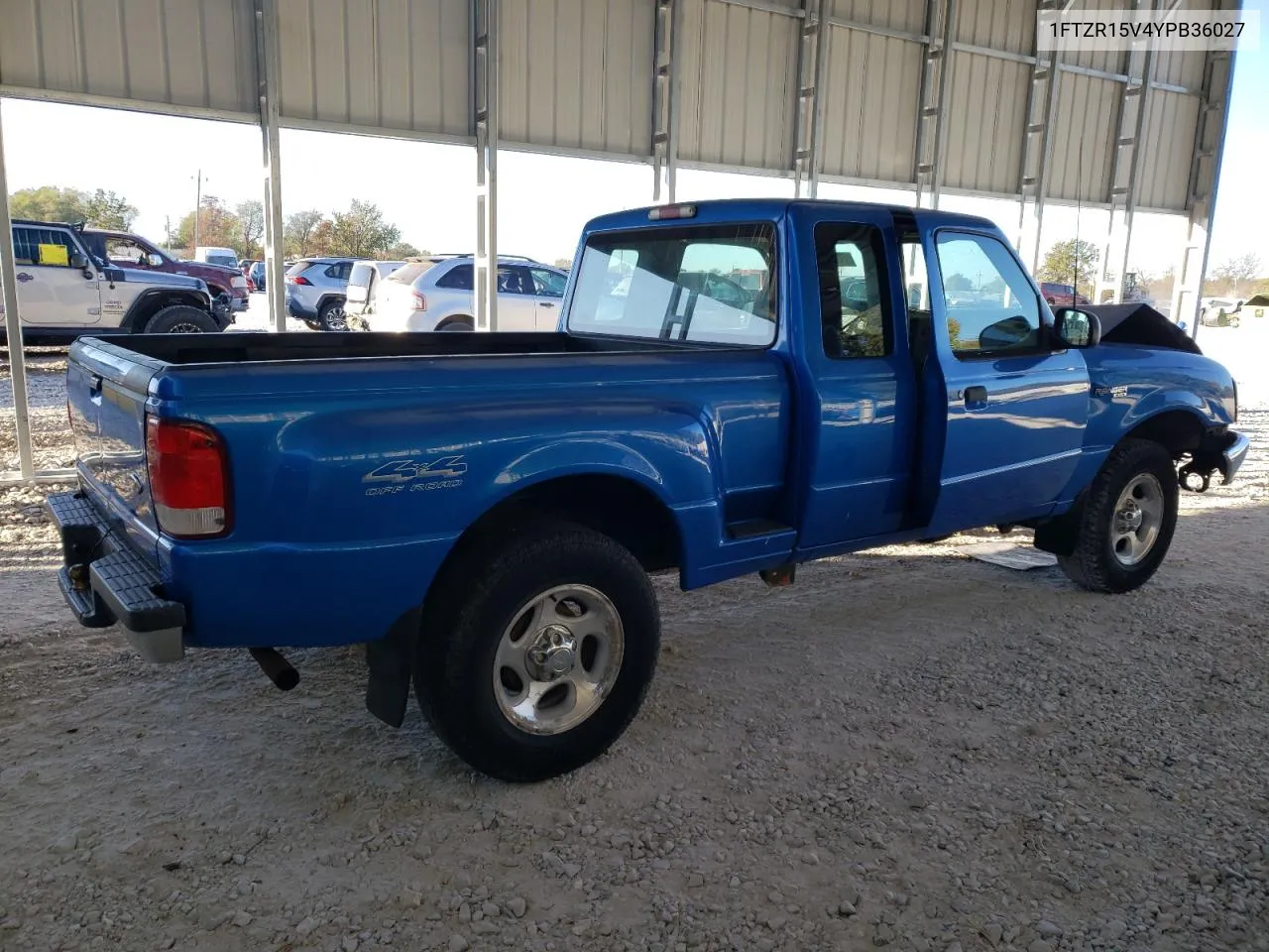 2000 Ford Ranger Super Cab VIN: 1FTZR15V4YPB36027 Lot: 76369834