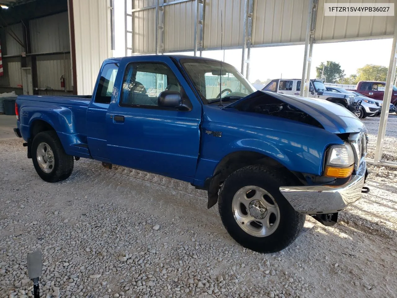 2000 Ford Ranger Super Cab VIN: 1FTZR15V4YPB36027 Lot: 76369834