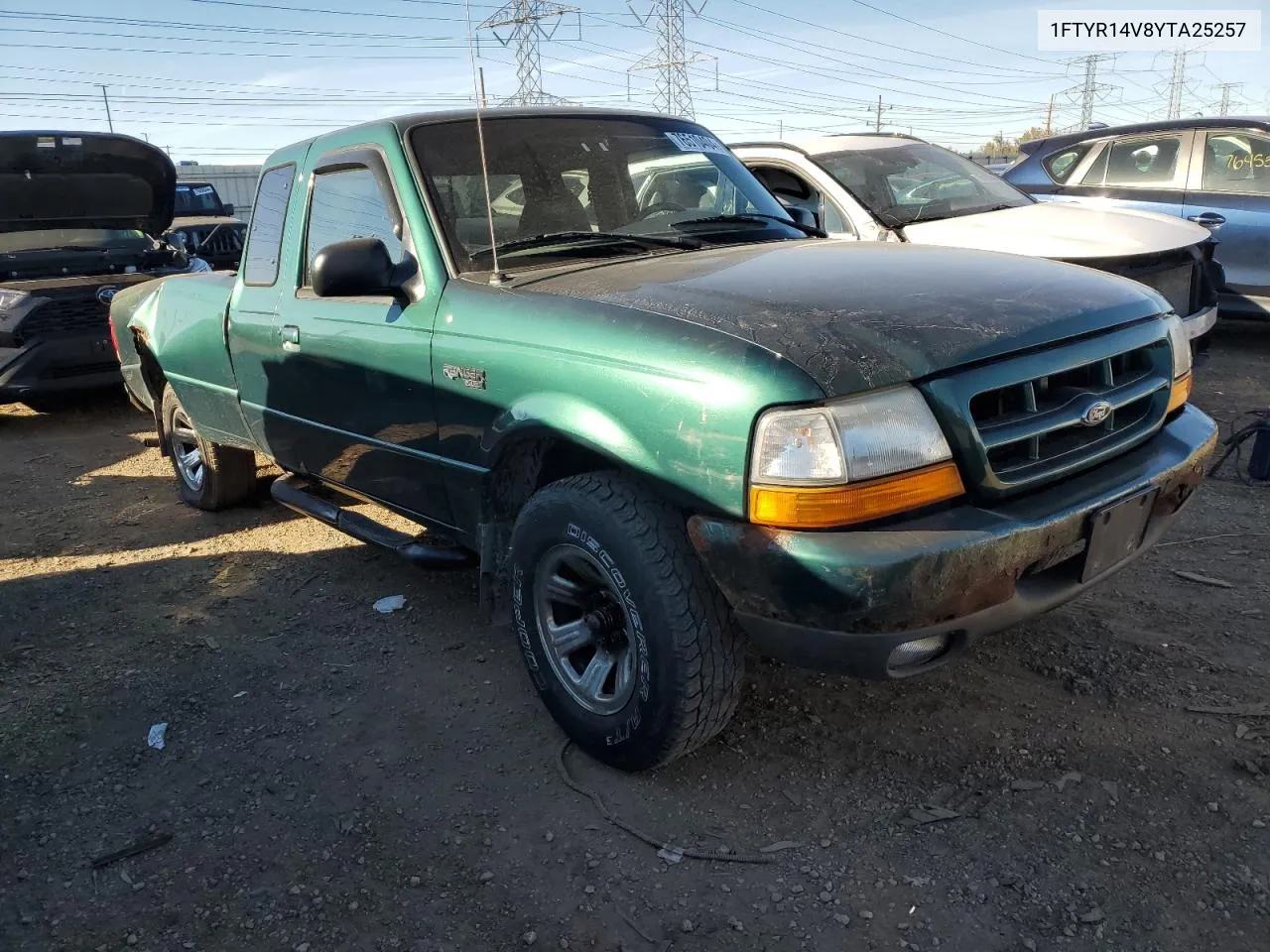 2000 Ford Ranger Super Cab VIN: 1FTYR14V8YTA25257 Lot: 76510404