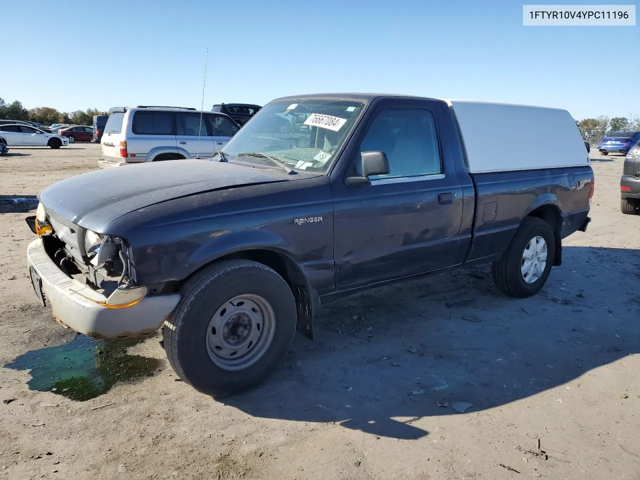 2000 Ford Ranger VIN: 1FTYR10V4YPC11196 Lot: 76667084