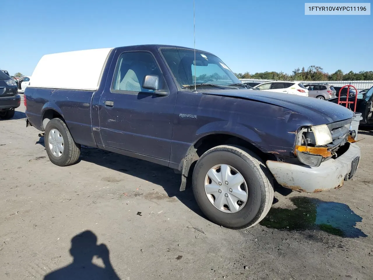 2000 Ford Ranger VIN: 1FTYR10V4YPC11196 Lot: 76667084