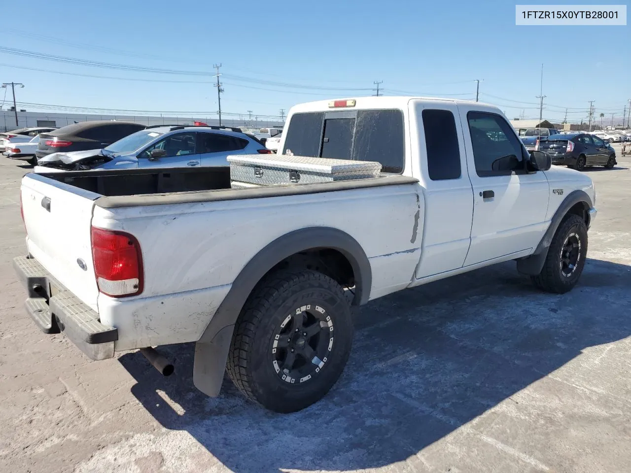 2000 Ford Ranger Super Cab VIN: 1FTZR15X0YTB28001 Lot: 76968984