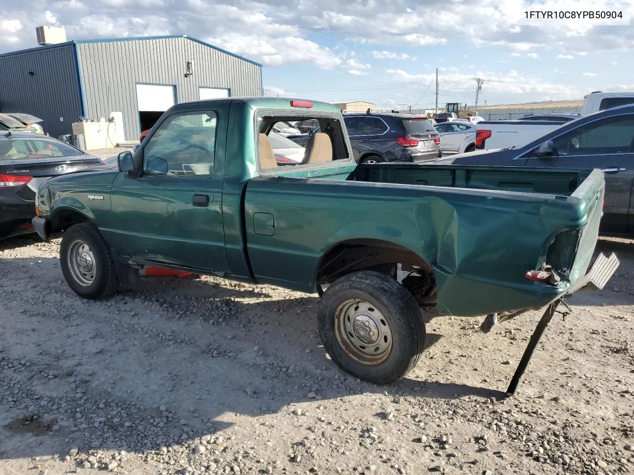 2000 Ford Ranger VIN: 1FTYR10C8YPB50904 Lot: 77165254