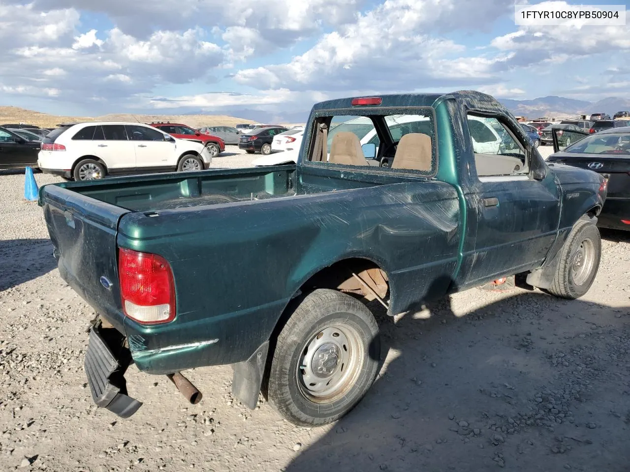 2000 Ford Ranger VIN: 1FTYR10C8YPB50904 Lot: 77165254