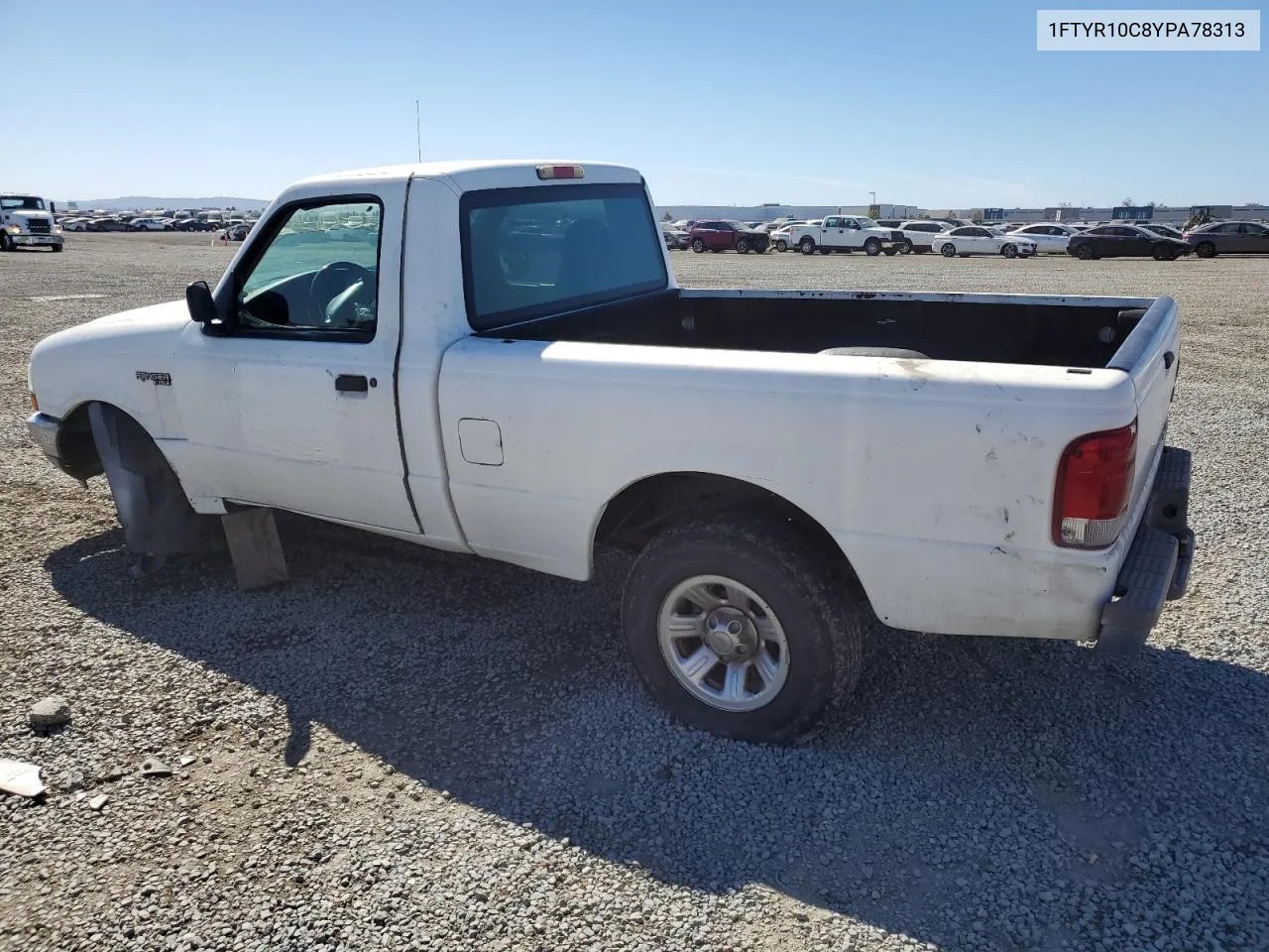 2000 Ford Ranger VIN: 1FTYR10C8YPA78313 Lot: 77406134