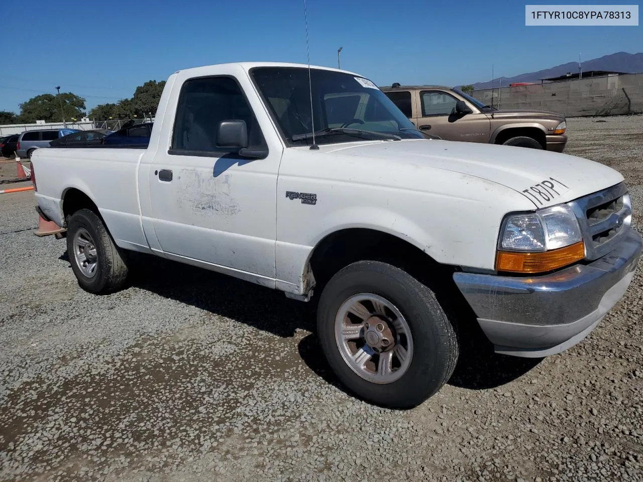 2000 Ford Ranger VIN: 1FTYR10C8YPA78313 Lot: 77406134