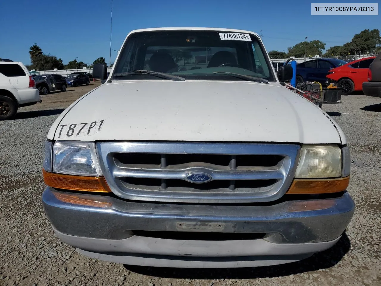 2000 Ford Ranger VIN: 1FTYR10C8YPA78313 Lot: 77406134