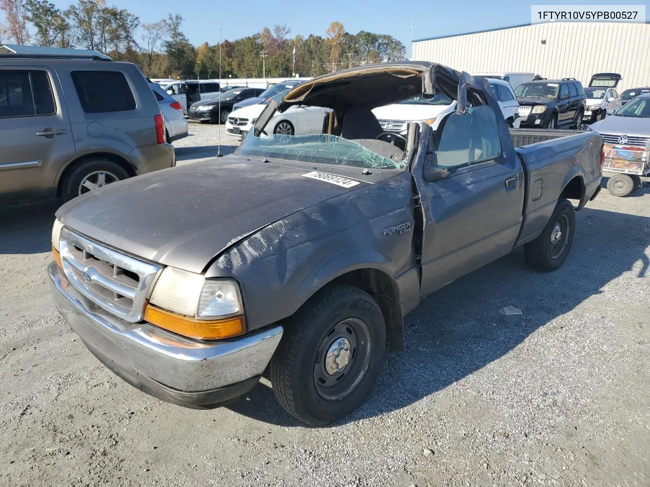 2000 Ford Ranger VIN: 1FTYR10V5YPB00527 Lot: 78069124